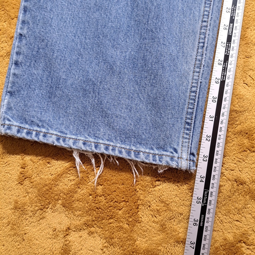 Levi's Dry Goods Jeans Mens 36x31 Blue Fair Distressed Straight Leg Denim - Picture 10 of 16